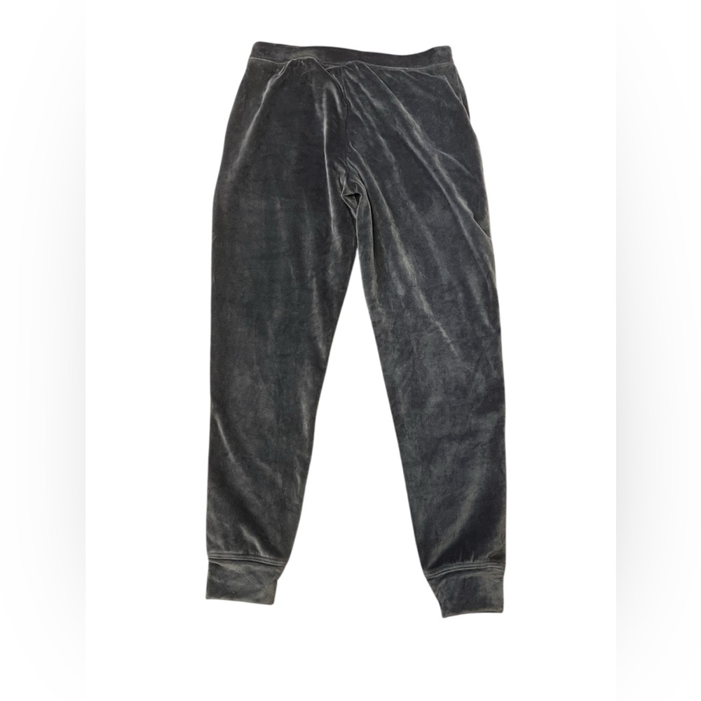 House of Harlow velour joggers.